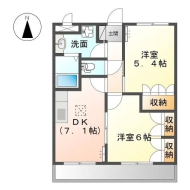 エル・アール 103の間取り図
