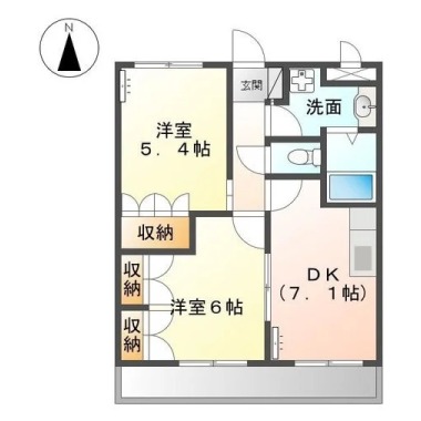 エル・アール 205の間取り図