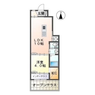 レジディアII 105の間取り図