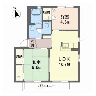 グランシードK II 205の間取り図