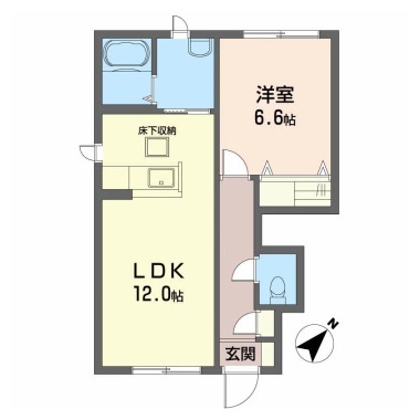 ヴィラ エスペランス I 101の間取り図
