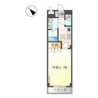ルミナスハイム羽浦II 102の間取り図