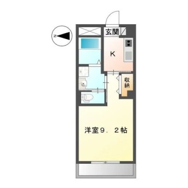 Fairy 壱番館 101の間取り図