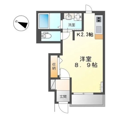 アイクオーレ 105の間取り図