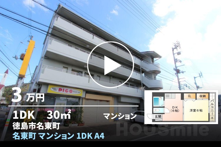 名東町 マンション 1DK A402