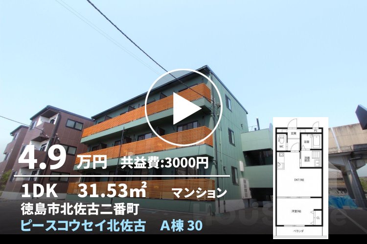 ピースコウセイ北佐古 A棟 302