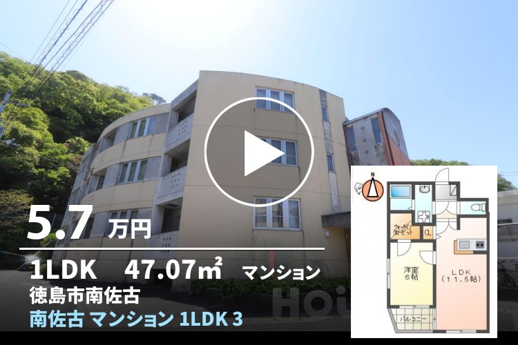 南佐古二番町 マンション 1LDK 305