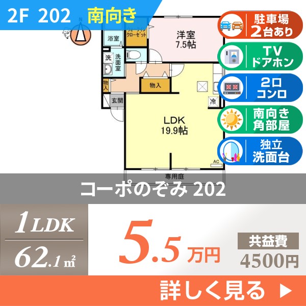 コーポのぞみ 202