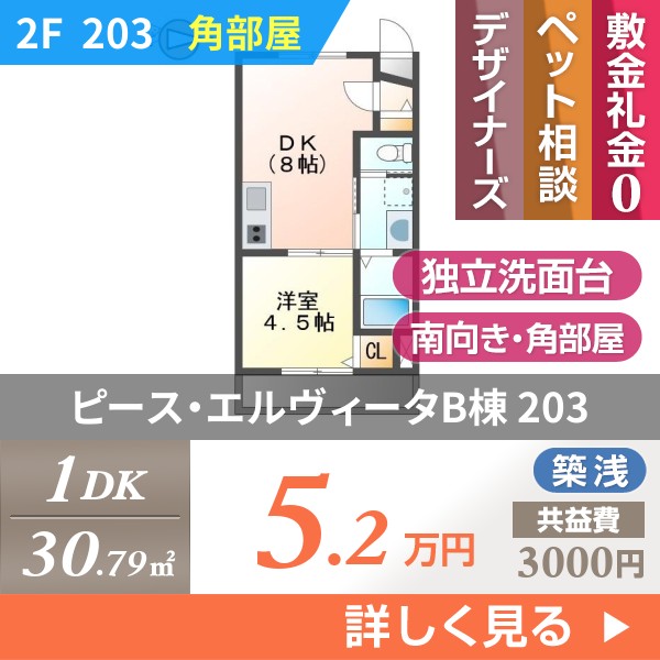 \"ピース・エルヴィータB棟