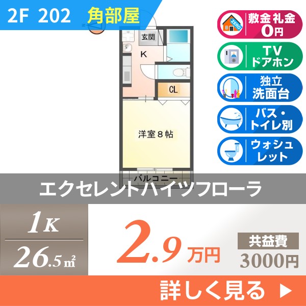 エクセレントハイツフローラ 202