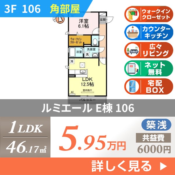 ルミエール E棟 106