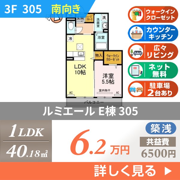 ルミエール E棟 305
