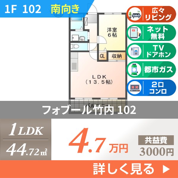 フォブール竹内 102