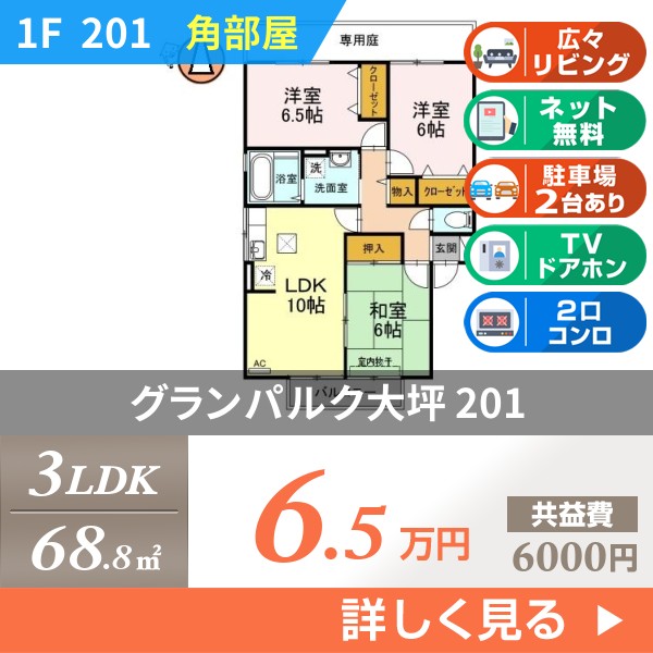 グランパルク大坪 201