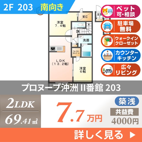 プロヌーブ沖洲 II番館 203