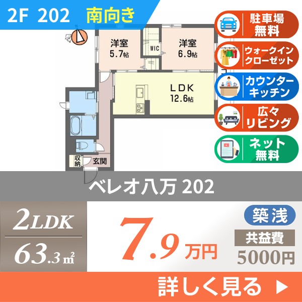 ベレオ八万 202