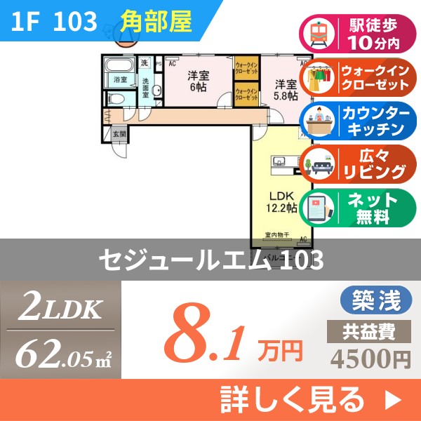 セジュールエム 103