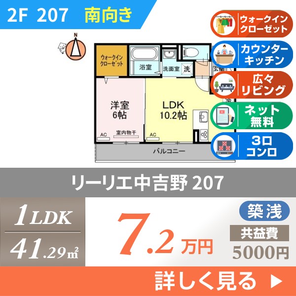リーリエ中吉野 207
