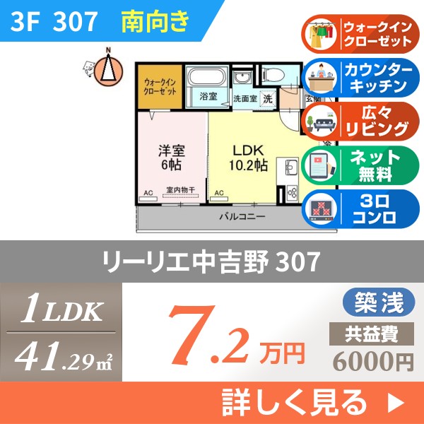 リーリエ中吉野 307