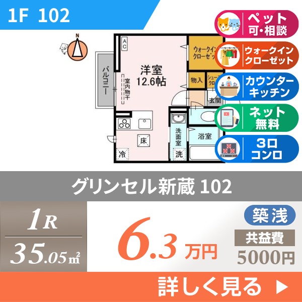 グリンセル新蔵 102