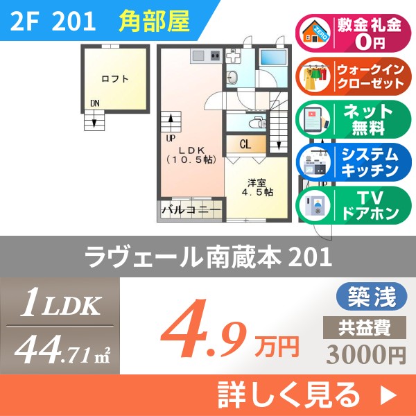 ラヴェール南蔵本 201