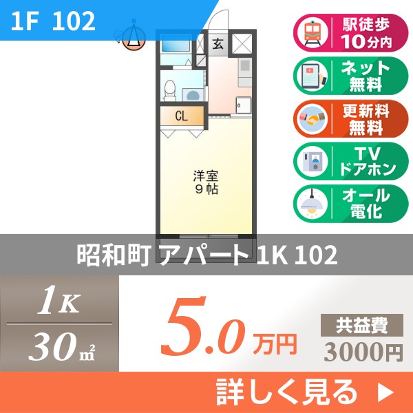 昭和町 4階建マンション 2006年築 102