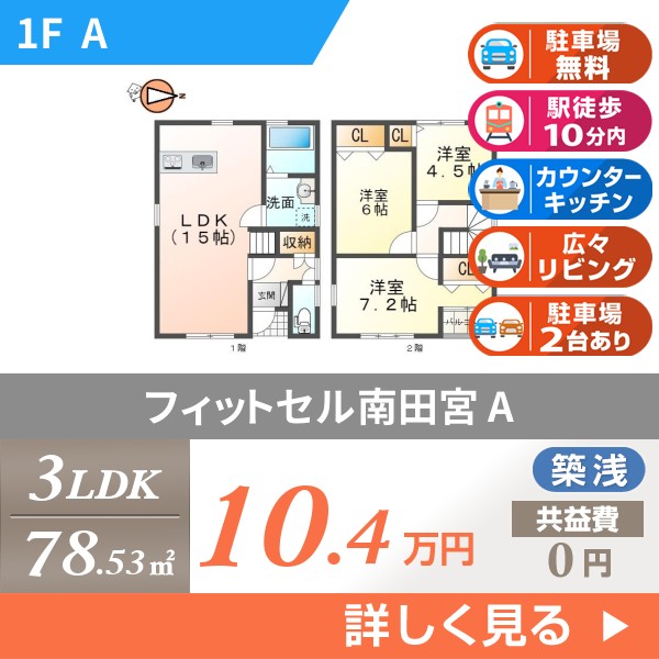 フィットセル南田宮 a