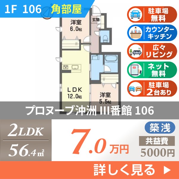 プロヌーブ沖洲 III番館 106