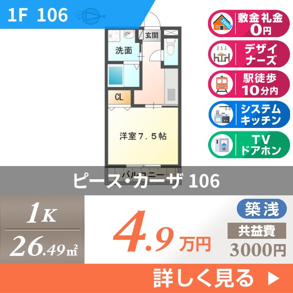 ピース・カーザ 106
