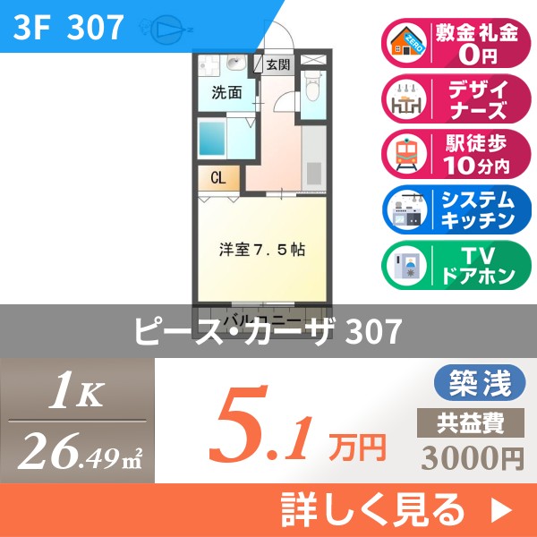 ピース・カーザ 307