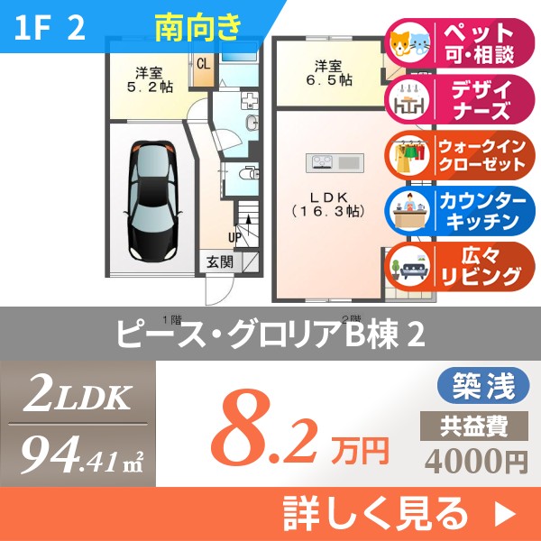 ピース・グロリアB棟 2