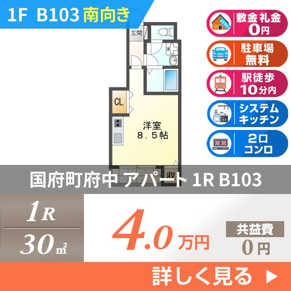 国府町府中 2階建アパート 2007年築 b103