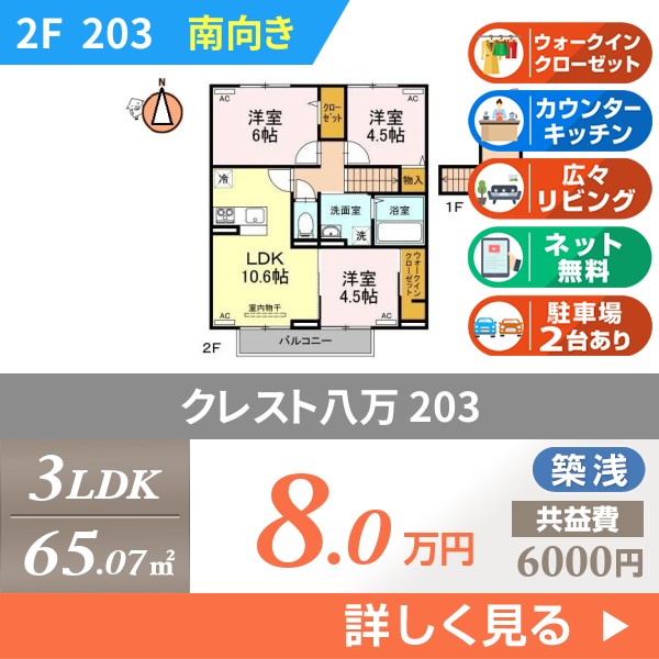 クレスト八万 203
