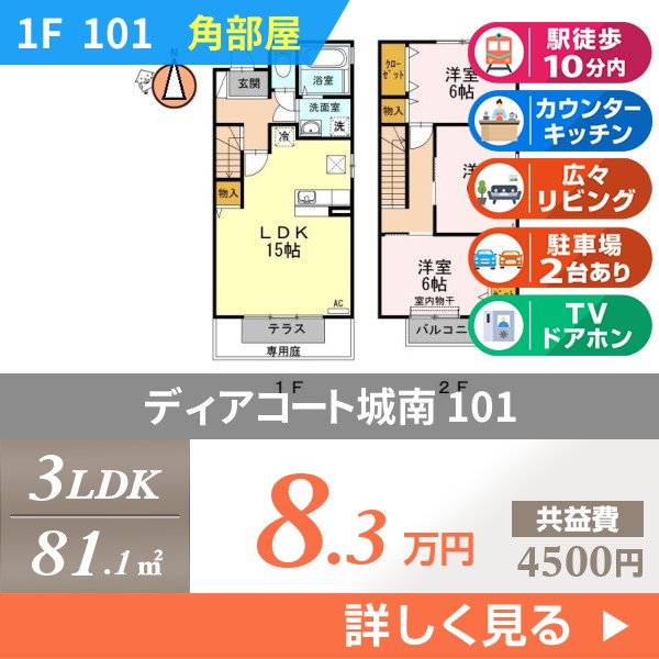 ディアコート城南 101