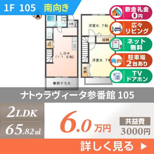 ナトゥラヴィータ参番館 105