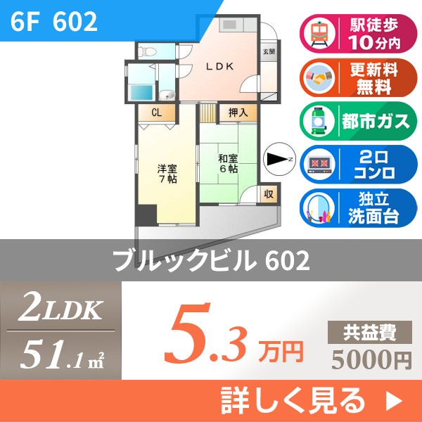 佐古二番町 マンション 2LDK 602