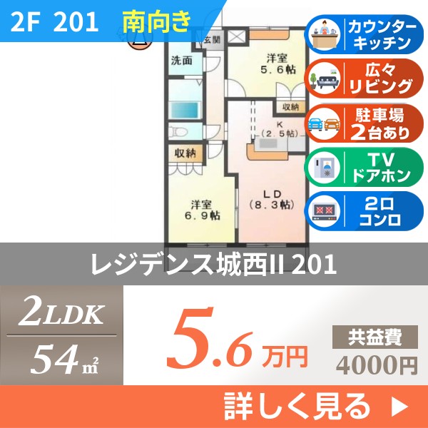 レジデンス城西II 201