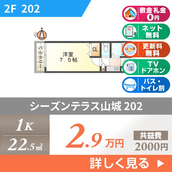 シーズンテラス山城 202