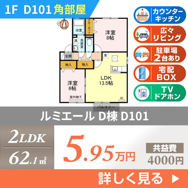 ルミエール D棟 d101