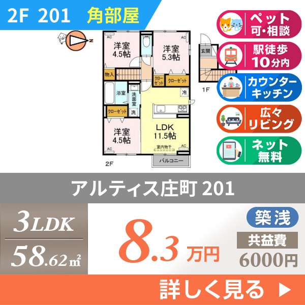 アルティス庄町 201