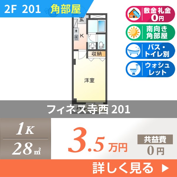フィネス寺西 201