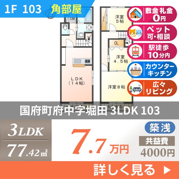 \"国府町府中字堀田