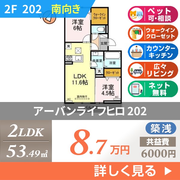 アーバンライフヒロ 202