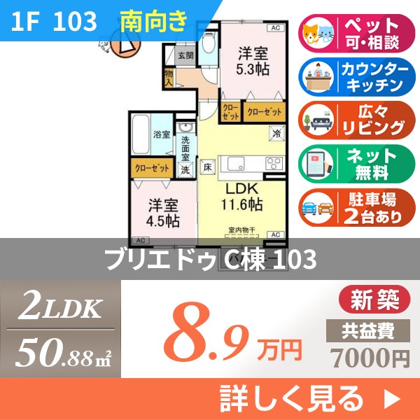 ブリエ ドゥ C棟 103