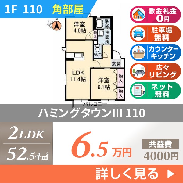 ハミングタウンIII 110