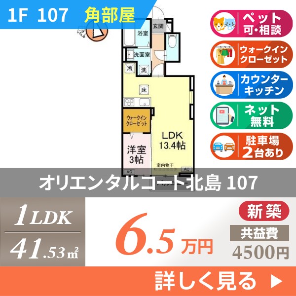 オリエンタルコート北島 107
