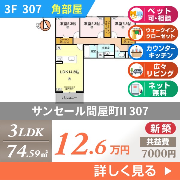 サンセール問屋町II 307