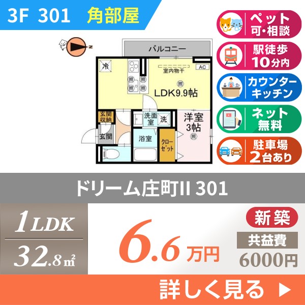 ドリーム庄町II 301