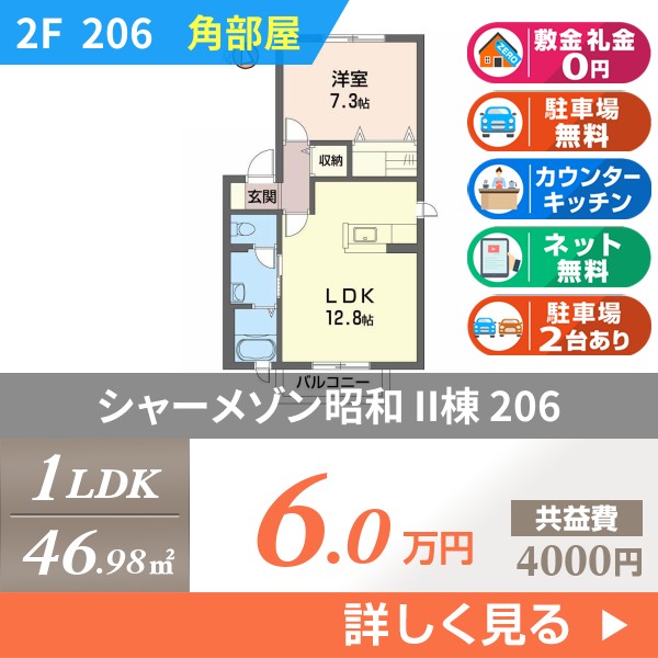 シャーメゾン昭和 II棟 206