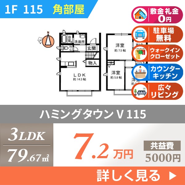 ハミングタウン V 115